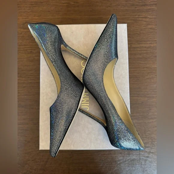 Jimmy Choo Love Metallic 100 Pump - Picture 3 of 6